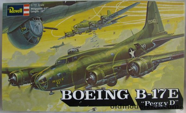 Revell 1/72 B-17E Flying Fortress Peggy D, H228 plastic model kit